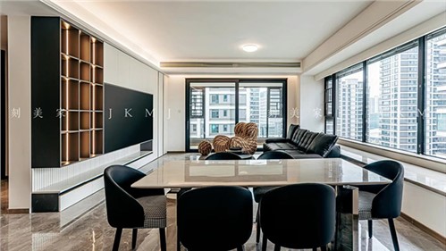 长沙-湘江星汇城-1190m²意式极简风·全屋整装