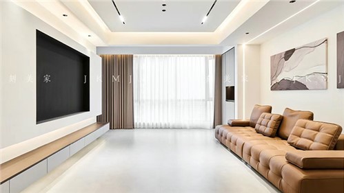 长沙-穿紫河一号-135m²极简黑白灰·全屋整装